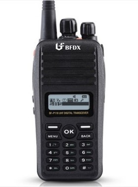 北峰BF-P118保安酒店物业学校自驾游BFP118台数字调频对讲机民用