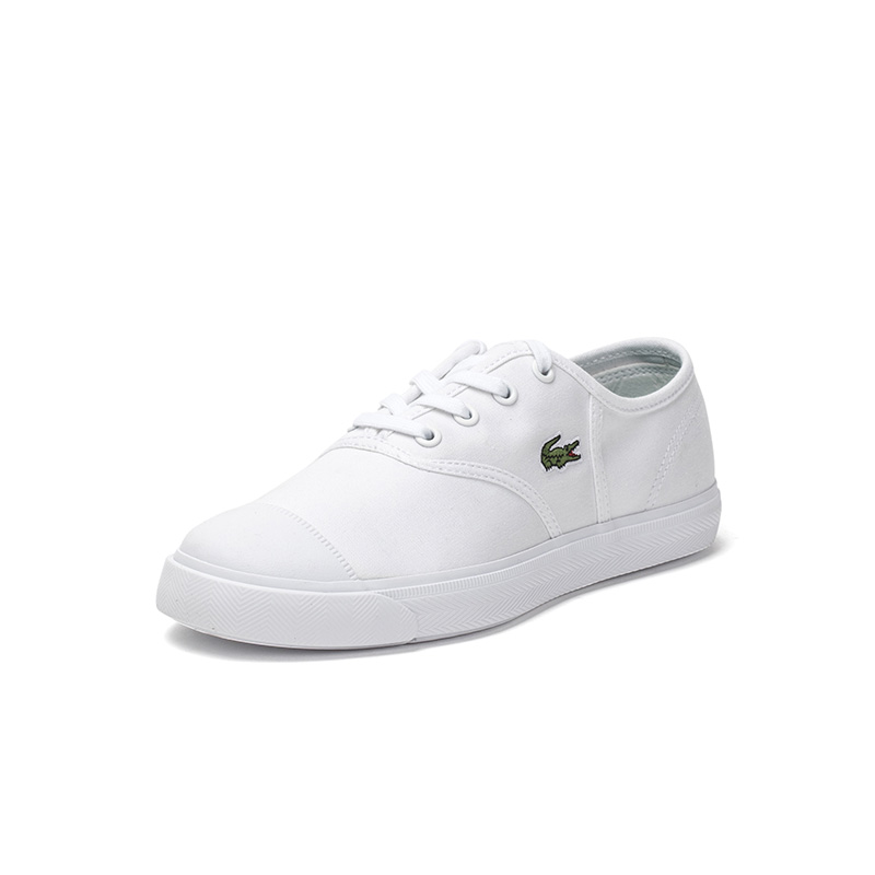 LACOSTE(法國鱷魚)兒童低幫織物面系帶休閑鞋J1033RK1