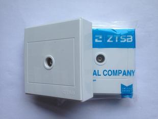 明装盒TV闭路有线电视插座/ZTSB电工正通松本/明线开关特价清仓