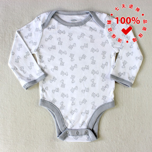 正品OLD NAVY老海军长颈鹿婴儿哈衣三角爬服纯棉新生儿宝宝连体衣