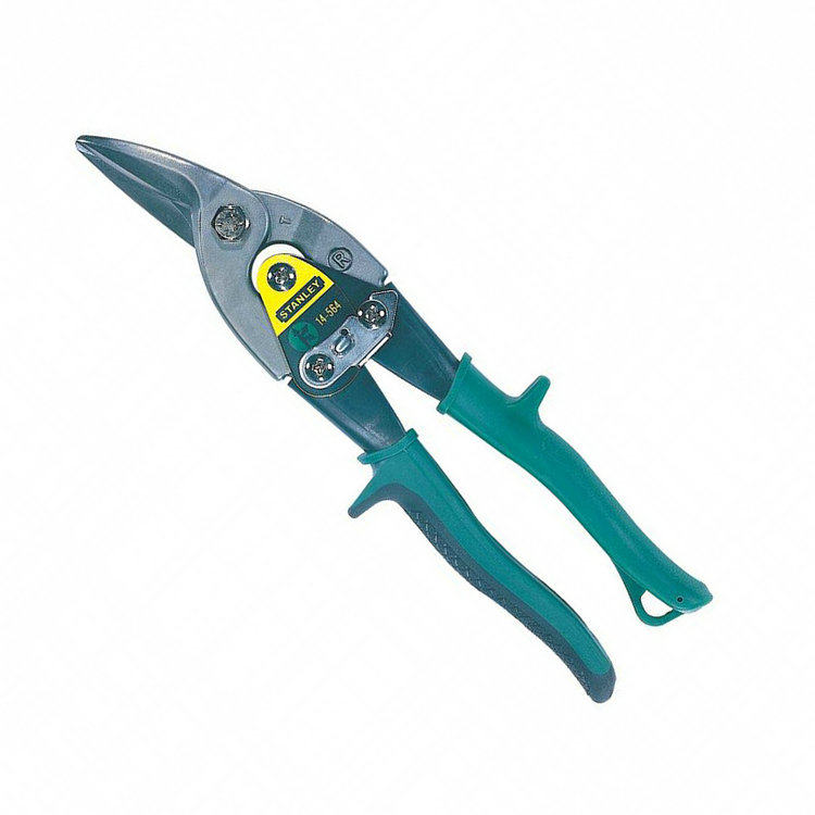 史丹利左弯头航空剪254mm铁皮剪树枝园艺剪
