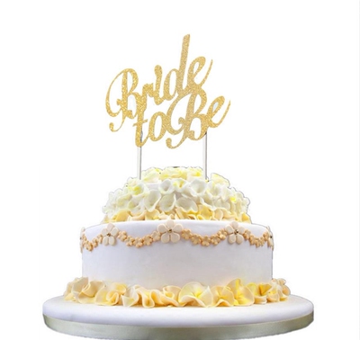 准新娘单身派对装扮插牌甜品台