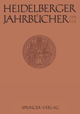 【预订】Heidelberger Jahrbucher