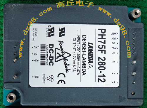 原装拆机 LAMBDA PH75F280-12 200-400V转12V 6.3A 75W 电源模块