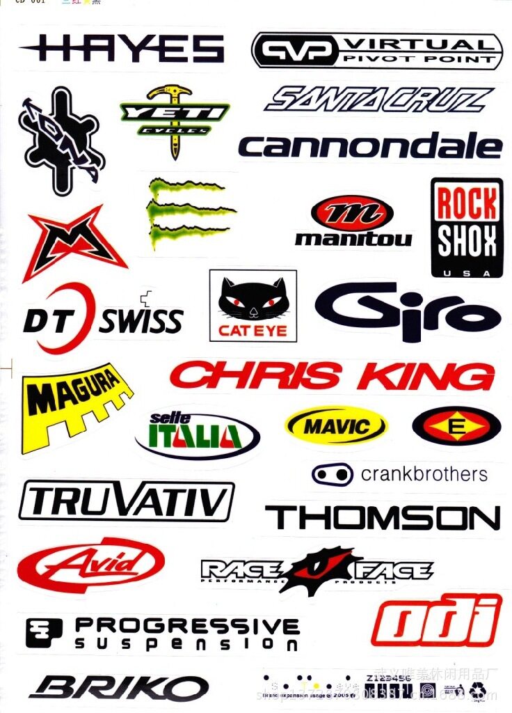 Sticker pour vélos - Ref 2279487 Image 1