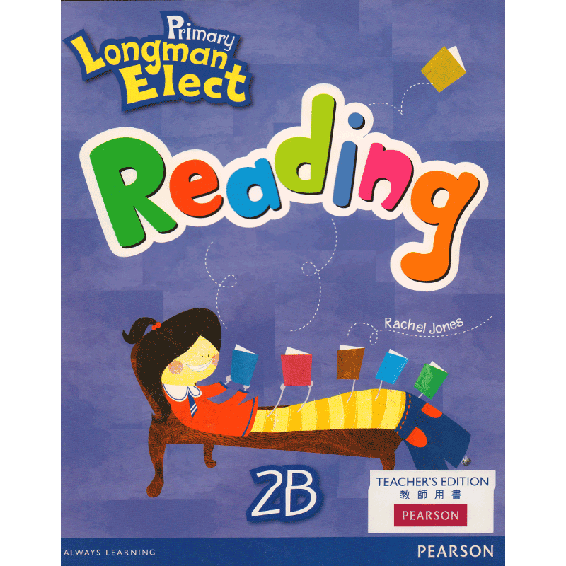 原版进口培生朗文小学6-12岁英语教材 Primary Longman Elect Read 2B 阅读练习教师版