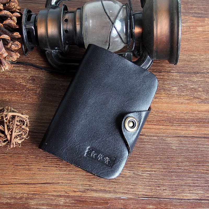 进口头层牛皮钱 真皮钱包中款钱包复古个性手工纯皮钱包 多卡位