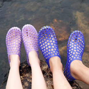 特价 溯溪鞋 清仓 女亲子洞洞鞋 户外超轻透气速干沙滩鞋 男涉水鞋 夏季