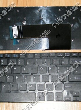 适用于索尼VAIO Fit15 SVF15 SVF15A SVF15E 全新英文 US键盘黑色