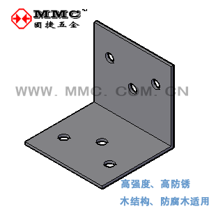L型角铁角码木屋木别墅结构五金金属连接件BW-31099固捷五金MMC