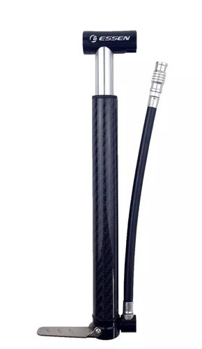 ESSEN 807carbon碳纤便携气筒软管脚踏板高压铝合金打气筒