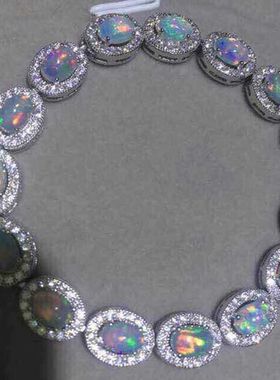 梦幻宝石欧泊925银手链