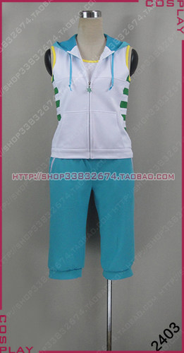 2403 cosplay服装 偶像梦幻祭 野营的炊事  紫之 創 新品