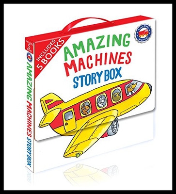 现货 Amazing Machines Story Box: 5 Paperbacks in a Car