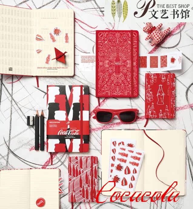 现货moleskine cocacola 可口可乐100周年限量笔记本记事本手帐