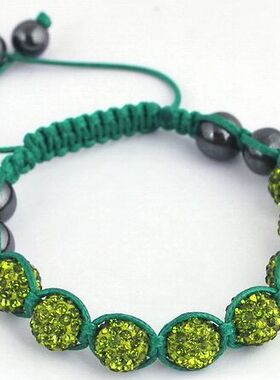 时尚钻球手链淘宝热卖男女编织