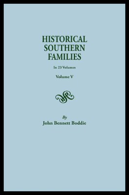 【预售】Historical Southern Families. in 23 Volumes. Volu