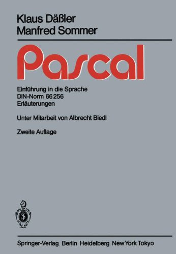 【预订】Pascal: Einfuhrung in Die Sprache Di...