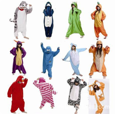 摇粒绒成人连体睡衣kigurumi