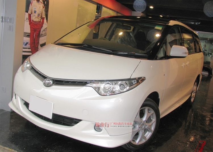 丰田大霸王原厂款包围 大食皇改装头唇尾唇门板aero kits普瑞维亚