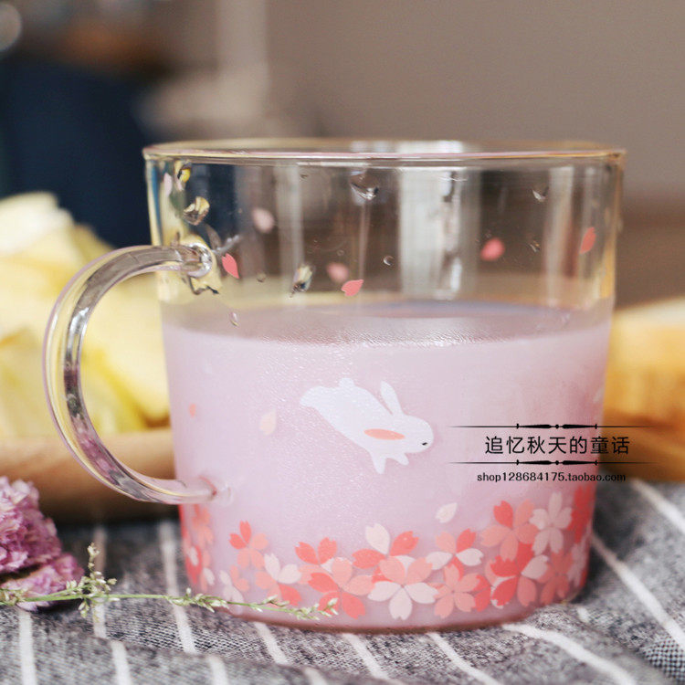 tuuli新品杯子日式和风樱花玻璃杯创意zakka清新耐高温水杯牛奶杯在类目 餐饮具, 杯子/水杯/水壶, 玻璃杯中 - 来自Buy2taobao.com提供专业的淘宝代购服务