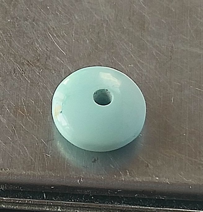 高瓷原矿绿松石无优化隔珠