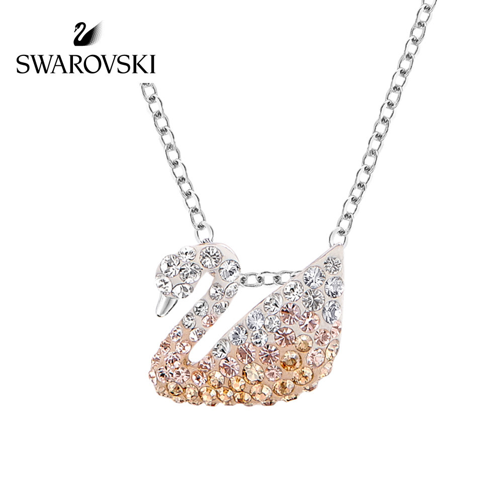 七夕节的礼物 —  SWAROVSKI 施华洛世奇 5204134 黑天鹅水晶项链 晒单
