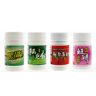 鱼膳房鱼饵料小药添加剂果甜陆克香特效鲢鱅诱食剂鲜草莓粉包邮