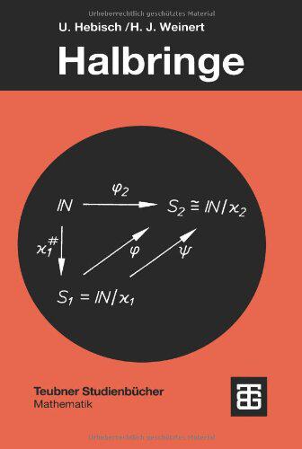 【预售】Halbringe: Algebraische Theorie Und ...