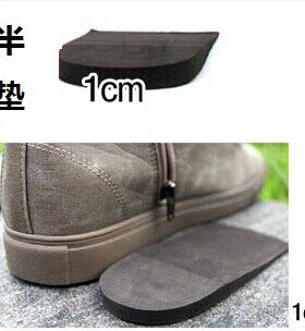 现货半垫 韩国生产 韩国内增高鞋垫 男式女式隐形运动鞋垫1cm