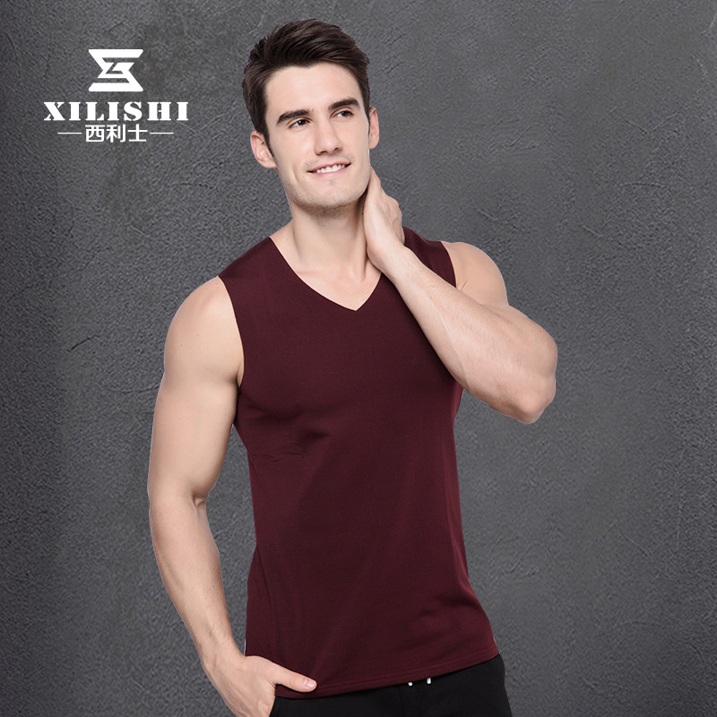 Vlix Oncard Autumn and winter New products man Thin section Primer keep warm vest Korean Edition No trace motion Sleeveless V-neck vestin the Men's clothing, T-shirt  category - from Buy2taobao.com to provide professional Taobao agent buy service