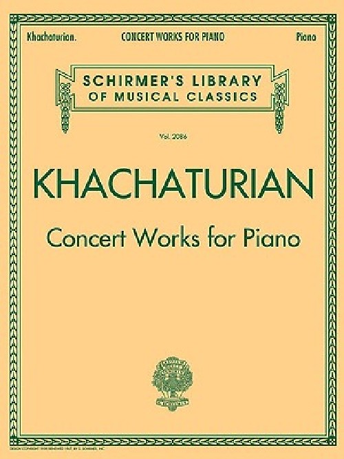 【预订】khachaturian concert works for piano.
