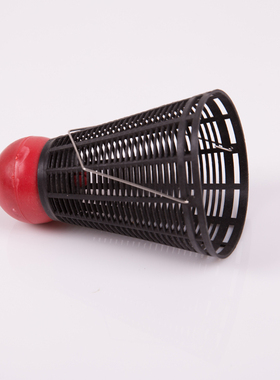 渔具垂钓配件 羽毛球打窝器钓鱼用品装备 鱼饵底窝打窝料器撒饵笼