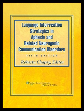 【预售】Language Intervention Strategies in Aphasia and R