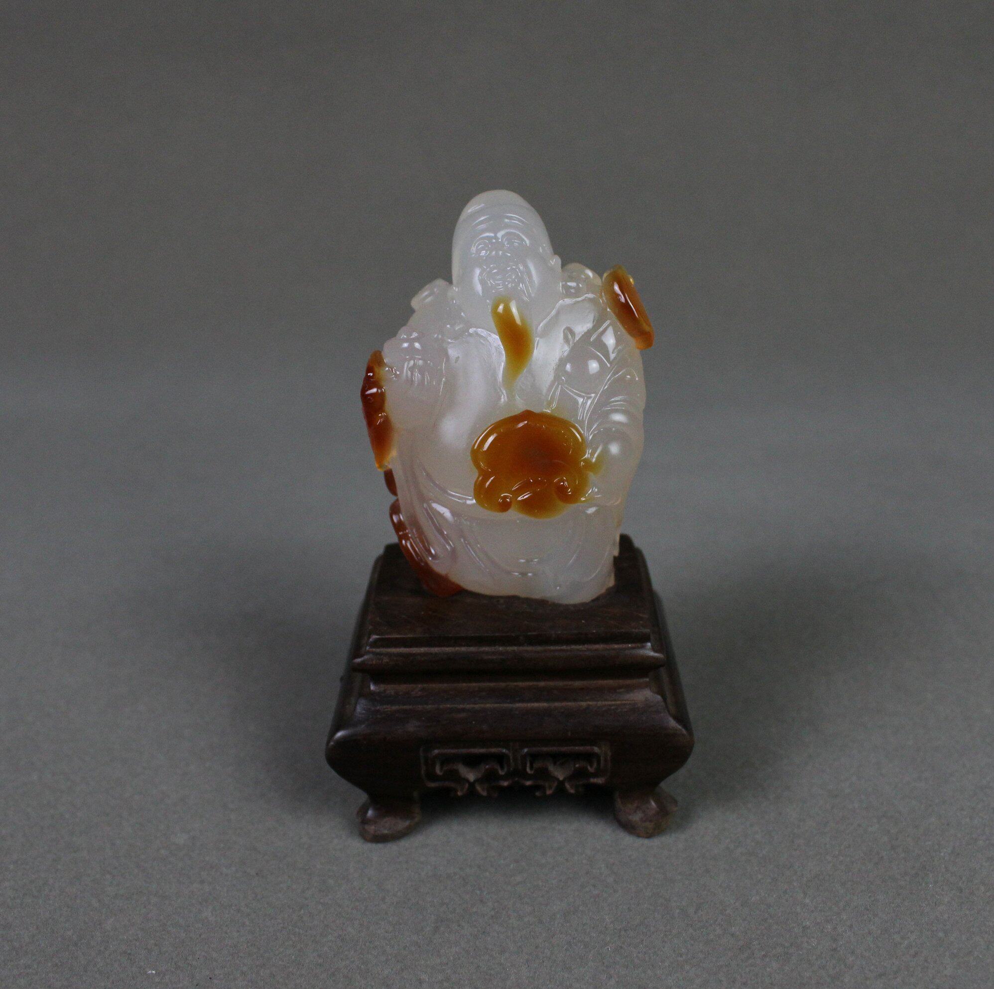 人物小摆件财神爷尼泊尔玉髓雕刻籽料精品天然恭喜发把玩其他推荐