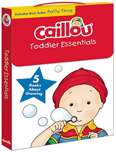 【预售】Caillou, Toddler Essentials: 5 Books about Growing