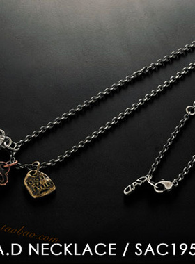 日本锁扣男士项链吊坠情人节礼物