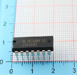 直插 CD4081/HCF4081/HEF4081 四2输入端与门 DIP-14