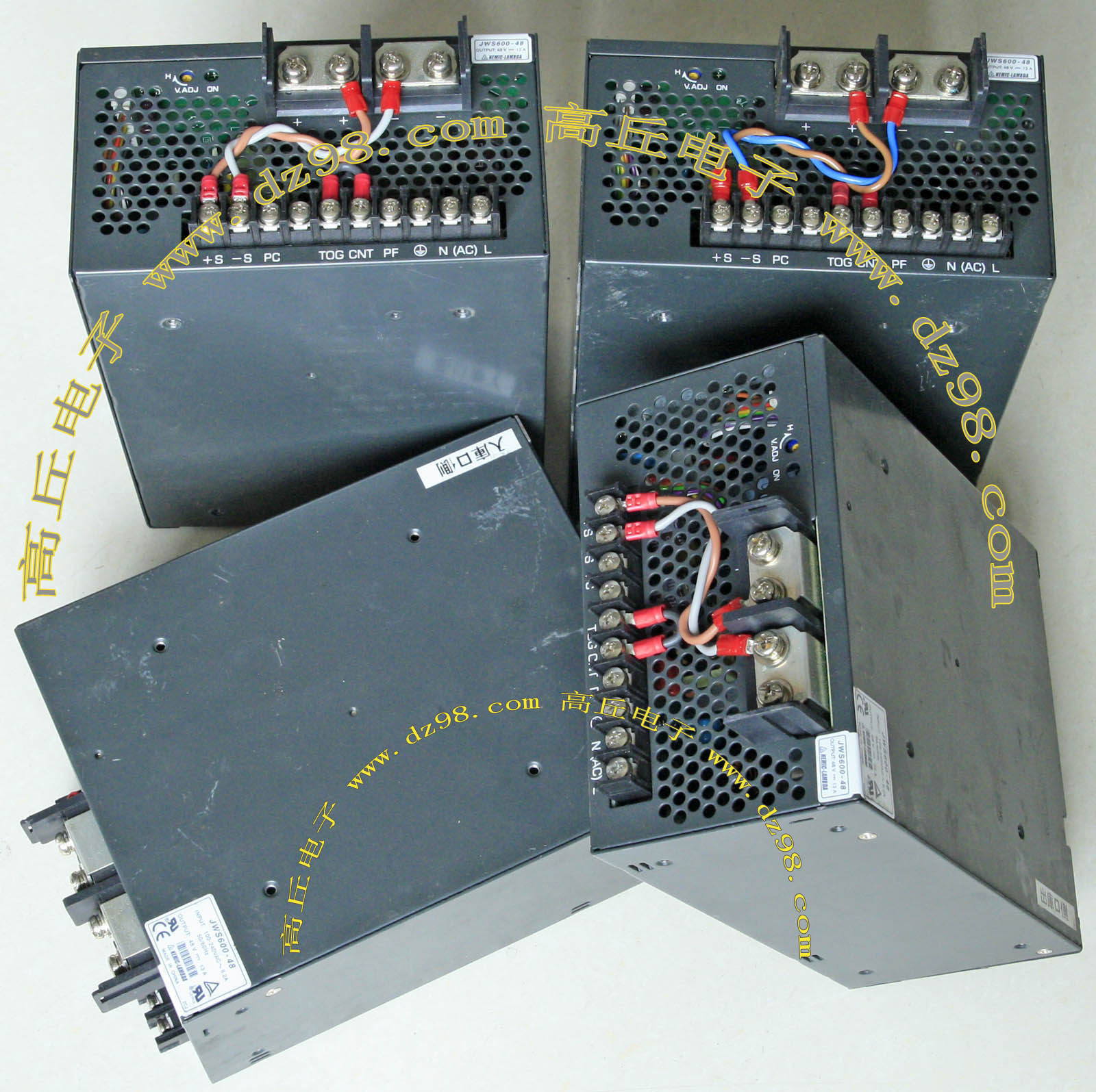 进口拆机电源 LAMBDA JWS600-48 48V 13A 600W 带风冷风扇