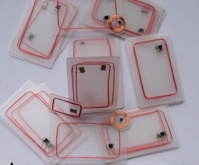 NFC手机支付 RFID电子标签IC卡芯片14443A 13.56MHz 透明磨砂薄卡