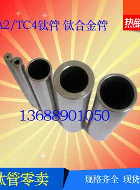 TA1/TA2钛管TC4/TA18钛合金管 工业纯钛管钛粗管钛细管材无缝钛管