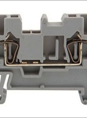 厂家直销雷普 JST1.5 2.5 4 6 弹簧式接线端子导轨安装 灰/蓝色