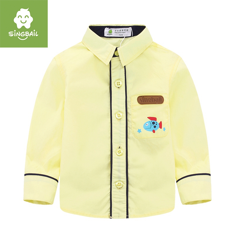 Chemise enfant SINGBAIL à manche longue - Ref 2084317 Image 1
