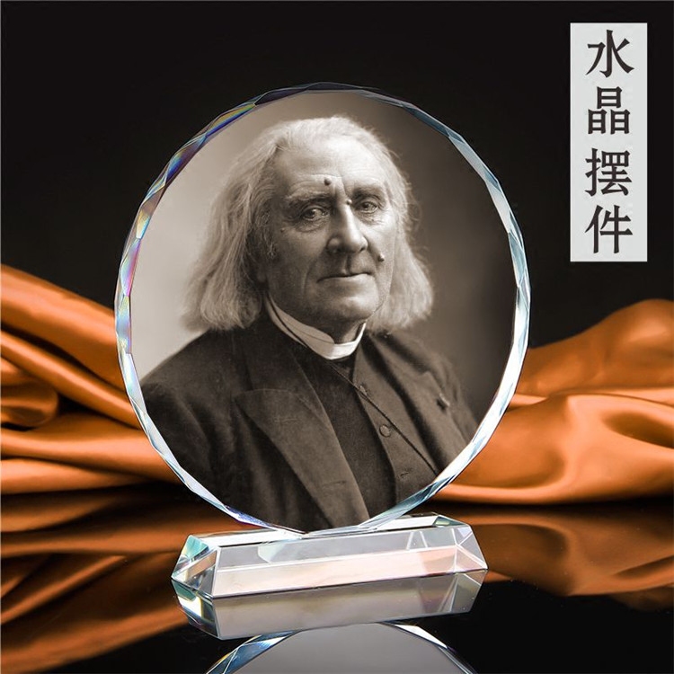 世界画像音乐纪念品创意水晶摆件