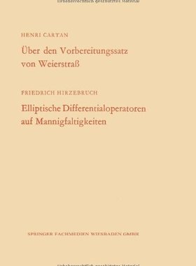 【预售】Uber Den Vorbereitungssatz Von Weierstrass / E...