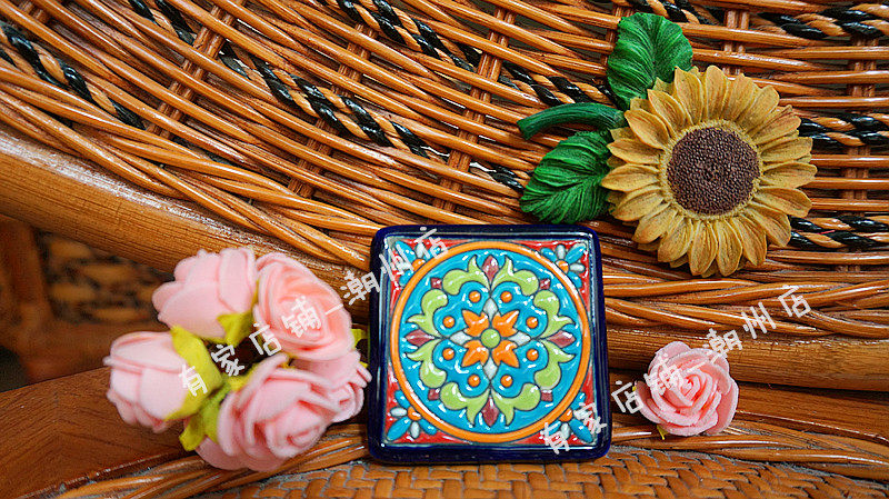 特價大促西班牙必購紀念品純手工彩牆面裝飾瓷片冰箱貼花印在類目 特色手工藝, 海外工藝品, 其他國家特色中 - 來自Buy2taobao.com提供專業的淘寶代購服務