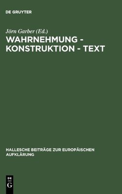 【预售】Wahrnehmung - Konstruktion - Text: B...