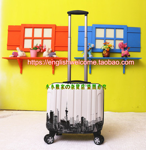 17“ small cabin suitcase trolley luggage case travel bags