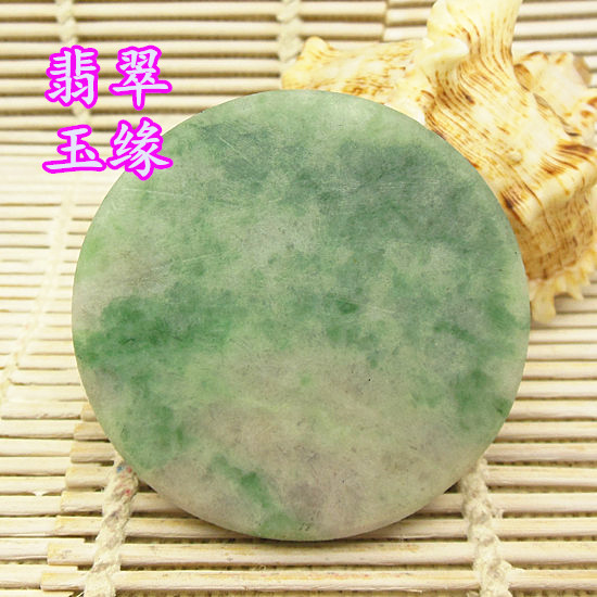 细糯种水翡翠手镯芯阳绿色牌子料 缅甸玉原石A货满绿厚桩手玩明料