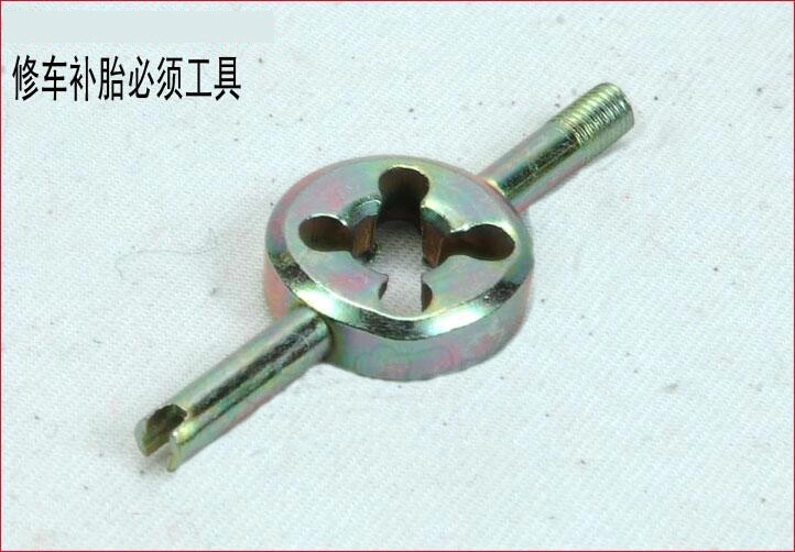 2022自行车山地车轮胎气门芯工具钥匙板手开关美式气嘴扳手内胎